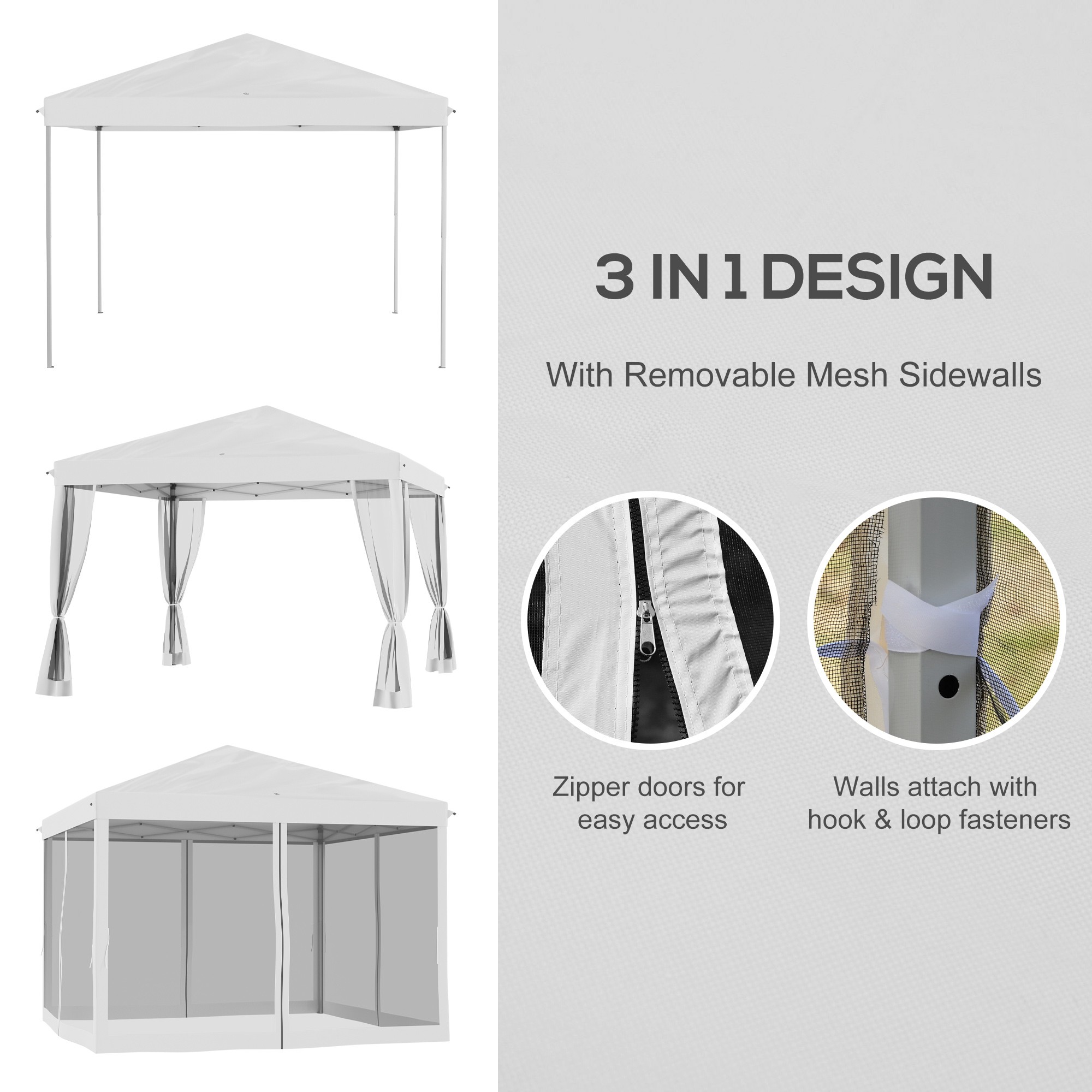 Canopy Tent With Netting