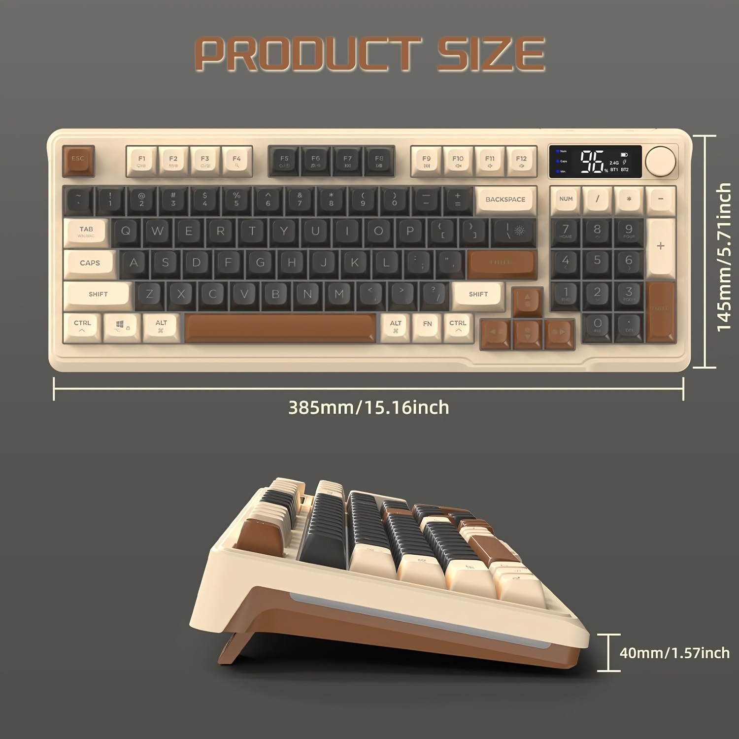 M96 Wireless Gaming Keyboard Smart, Stylish Control for NZ Gamers and Everyday Use