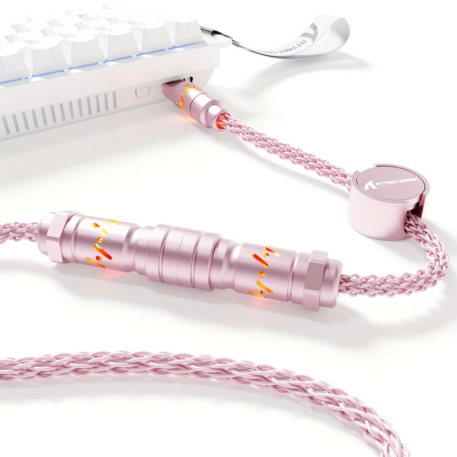 ATTACK SHARK C07 RGB Cable  Magnetic, Smart, and Stylish Power for NZ Setups