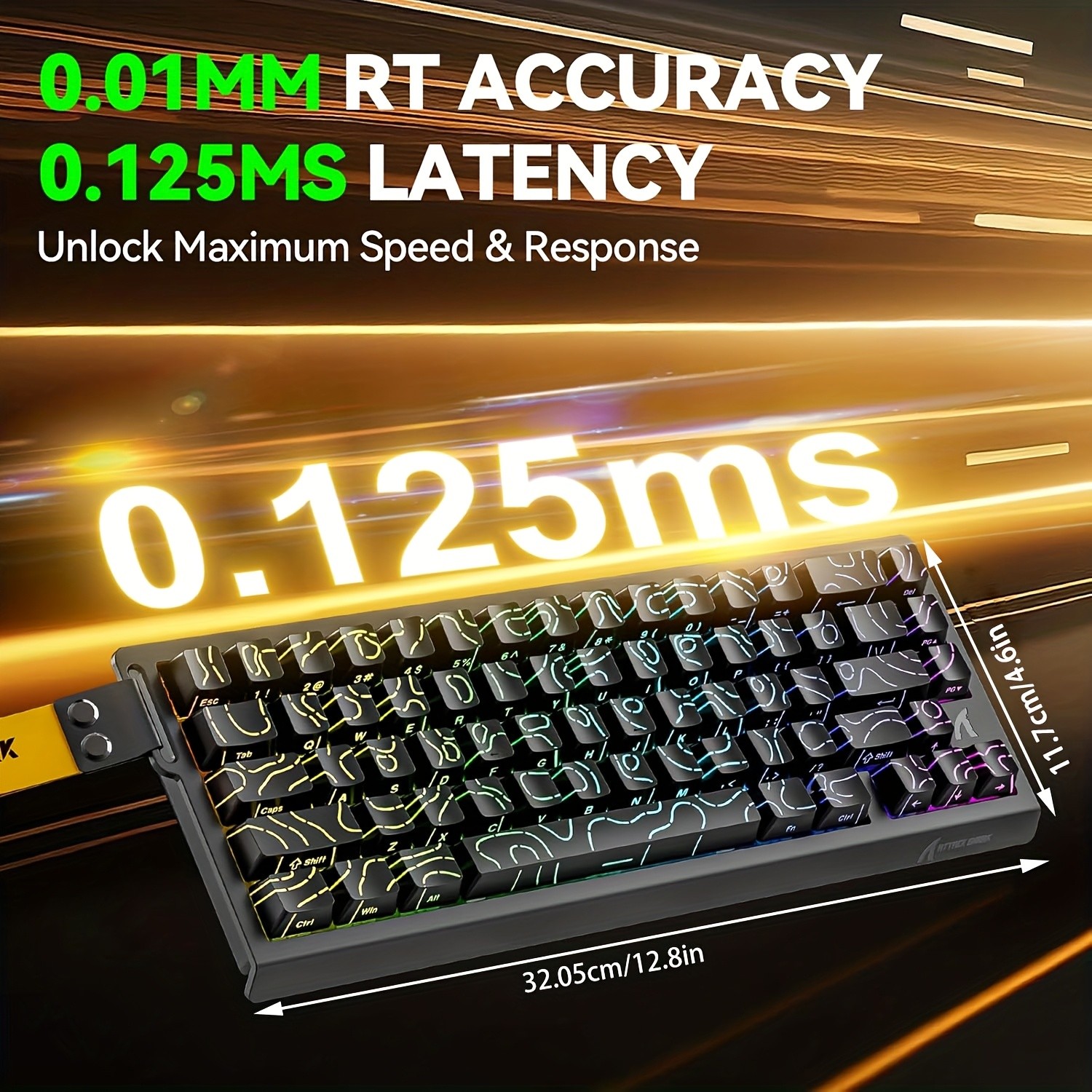 ATTACK SHARK X68 HE 8KHz Rapid Trigger Keyboard Extreme Speed and Precision for NZ Gamers