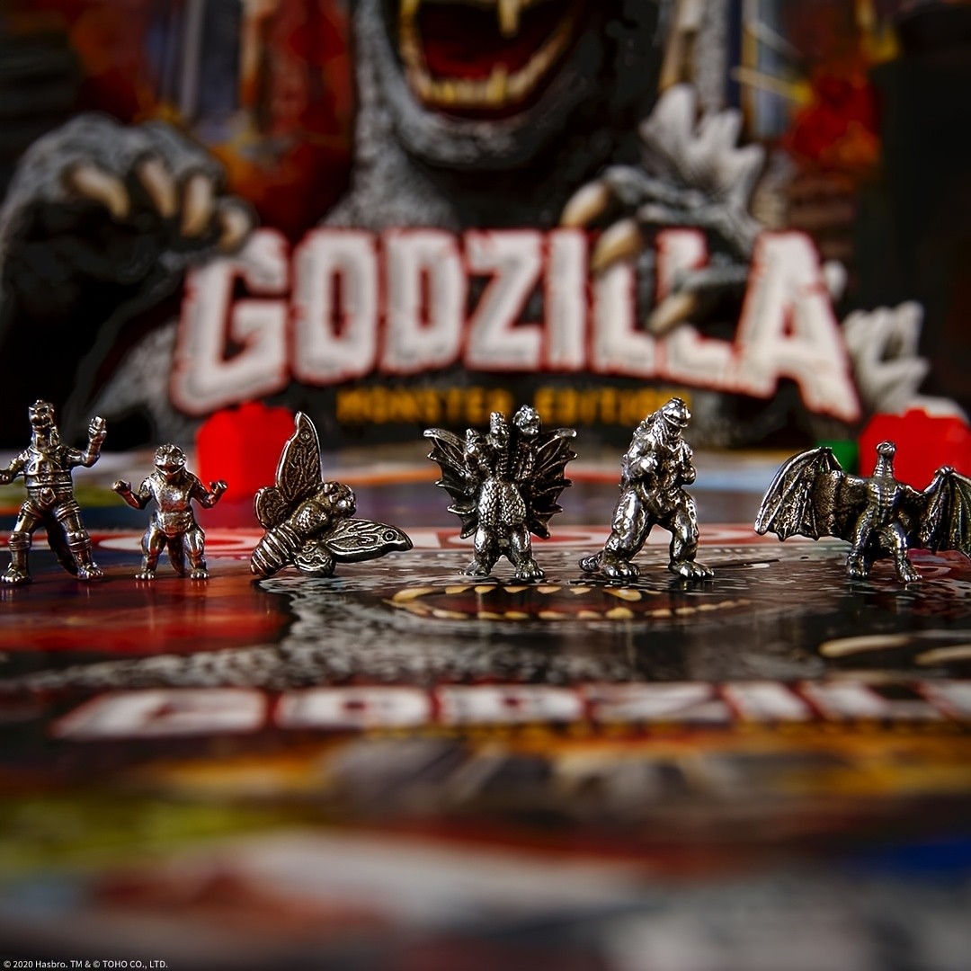 Hasbro Monopoly Monster Collectible Kaiju Edition for Epic Family Party Game Nights