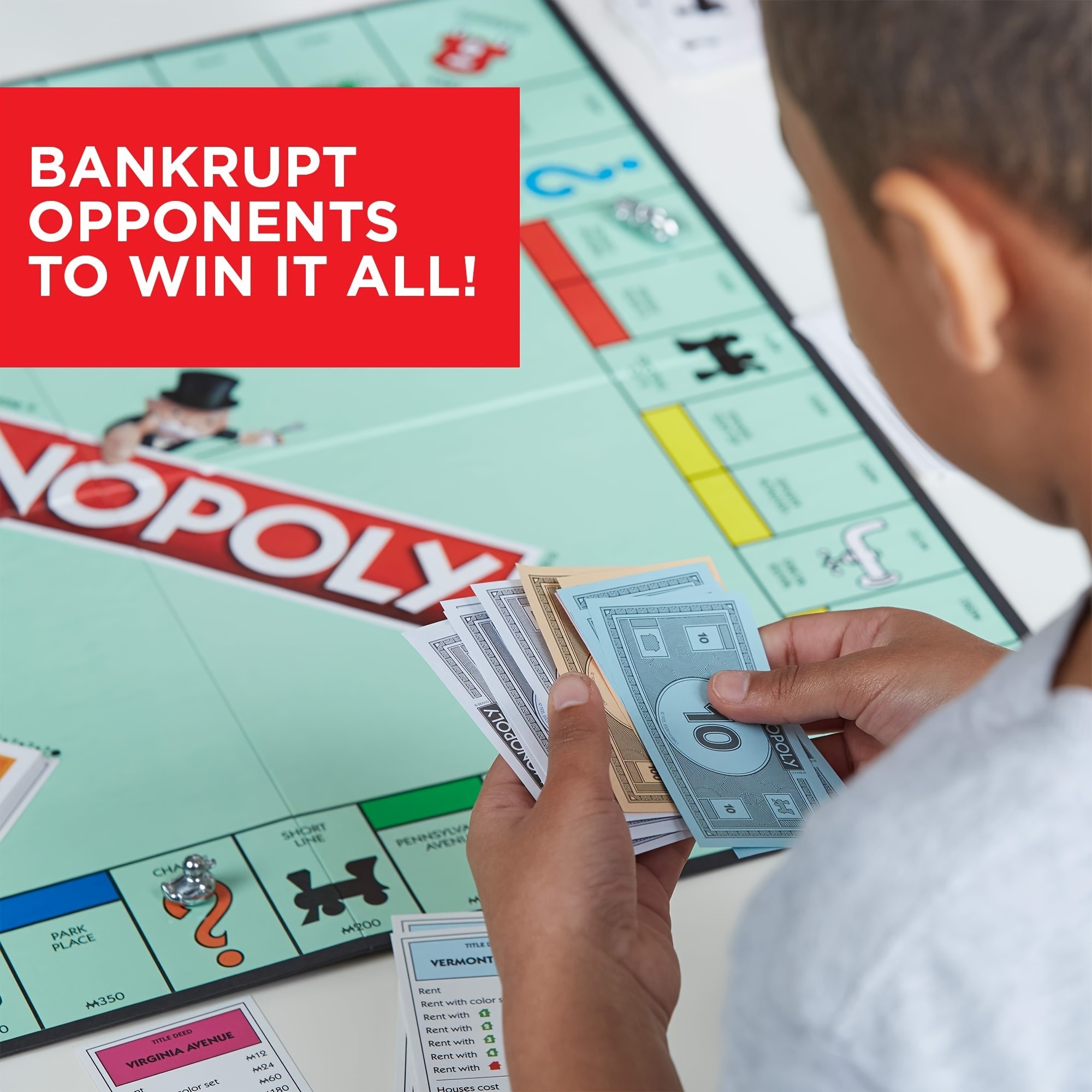 Hasbro Monopoly Game  Classic Family Board Game for 26 Players