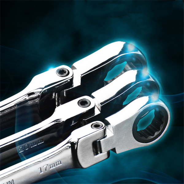 Flexible Head Ratchet Wrench