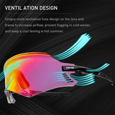 KAPVOE Unisex Glasses  Lightweight TR90 Rimless Eyewear with PC Lenses, Perfect for Men & Women, Stylish & Durable Fashion Eyewear for MTB & Activities