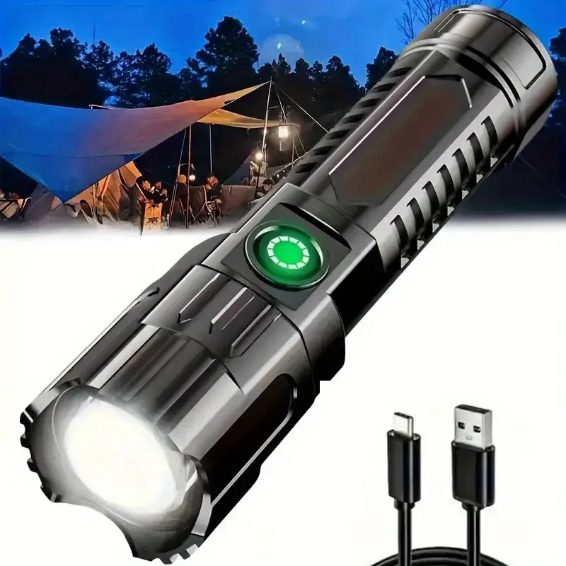 HOTU Ultra-Bright LED Flashlight Rechargeable, High Lumens & Compact Power for Every Situation