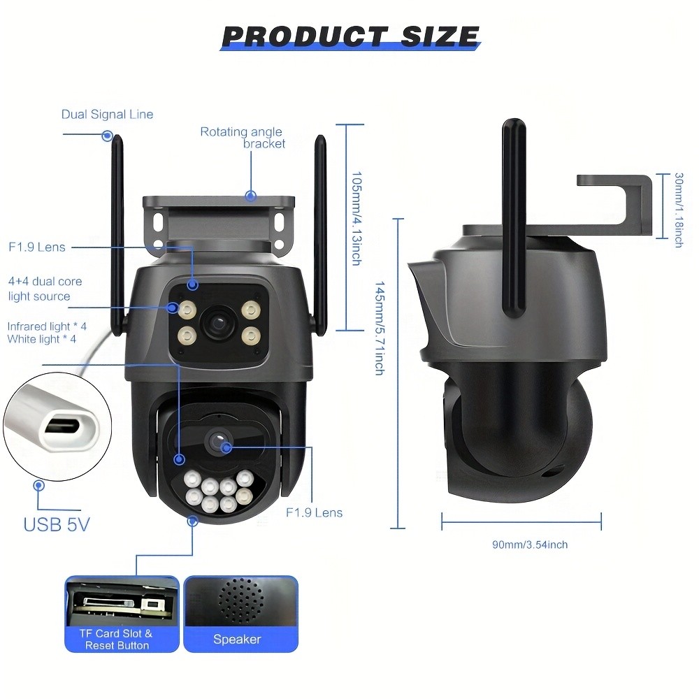 ANSHICAT Wireless Security Camera