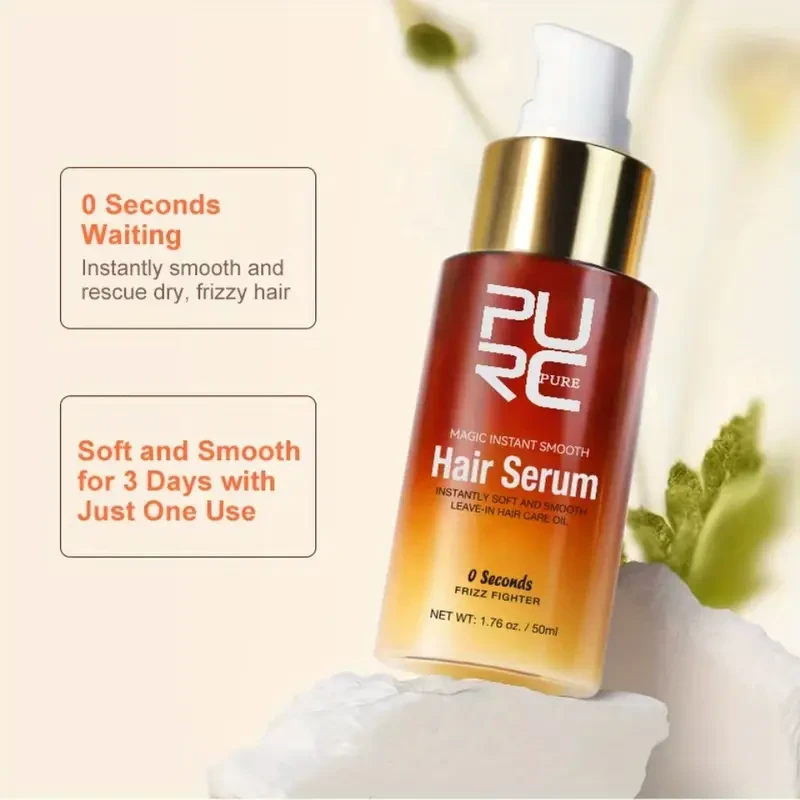 PURC Instant Soft Hair Oil Nourishing Frizz Control & Deep Repair Serum