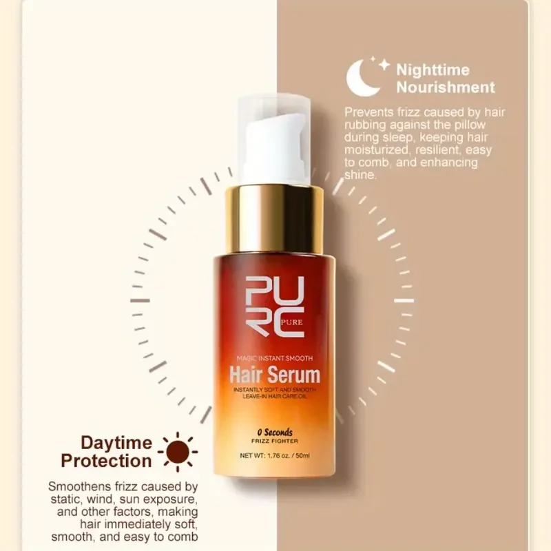 PURC Instant Soft Hair Oil Nourishing Frizz Control & Deep Repair Serum