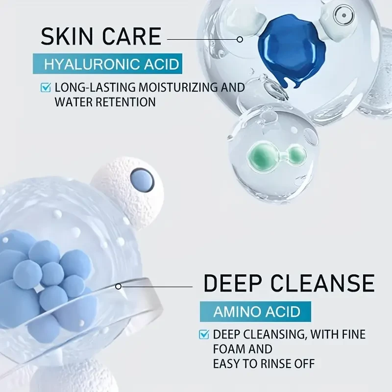 OPOSI Mens Cologne Shower Gel Deep Cleansing 2-in-1 Shampoo & Body Wash