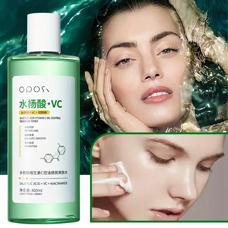 OPOSI Vitamin C & Salicylic Acid Toner 400ml Korean-Style Brightening & Clarifying Mist