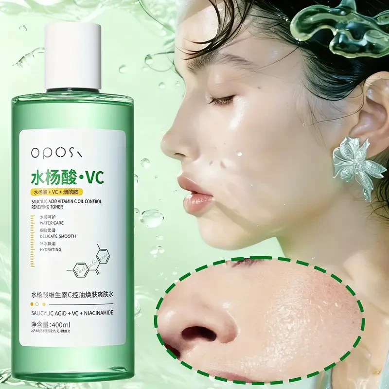 OPOSI Vitamin C & Salicylic Acid Toner 400ml Korean-Style Brightening & Clarifying Mist