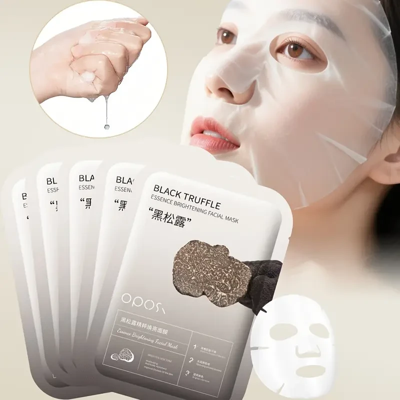 OPOSI Black Truffle Essence Mask Deep Hydration, Brightening & Gentle Skin Nourishment