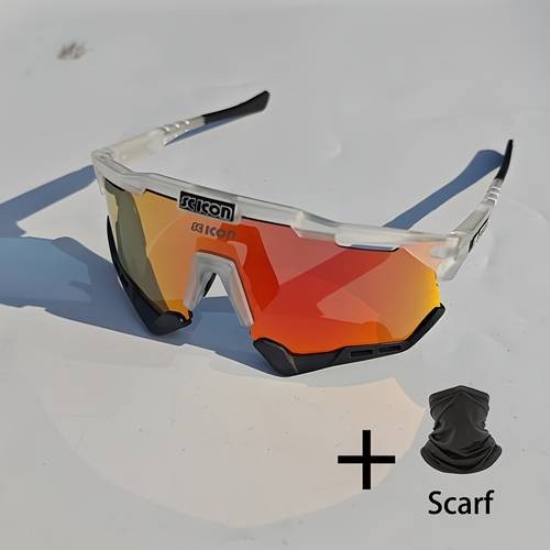 Men's and Women's Fashionable TPU Sports Glasses with Colorful Lenses Stylish Outdoor Eyewear for Active Lifestyles