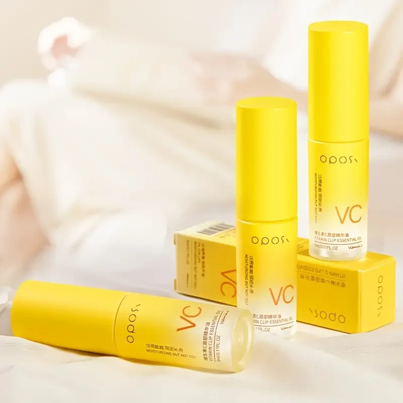 OPOSI Vitamin C Lip Essence Oil  Moisturising, Glossy & Nourishing Lip Care