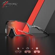 KAPVOE Photochromic Cycling Glasses Lightweight, Breathable Eyewear for Outdoor Sports