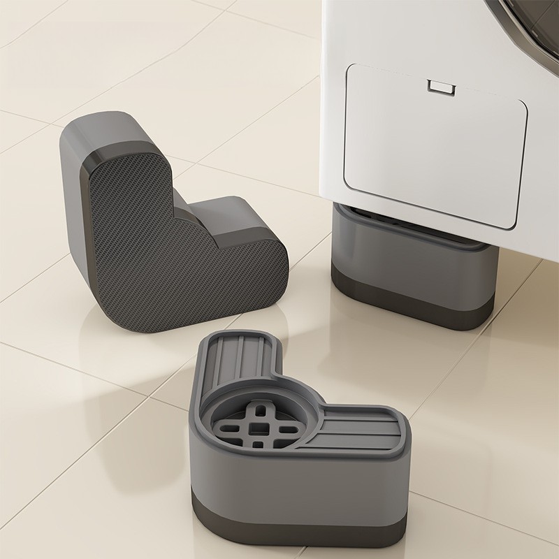 SPORTULI Four-Piece Set of Shock-Absorbing Washing Machine Mats