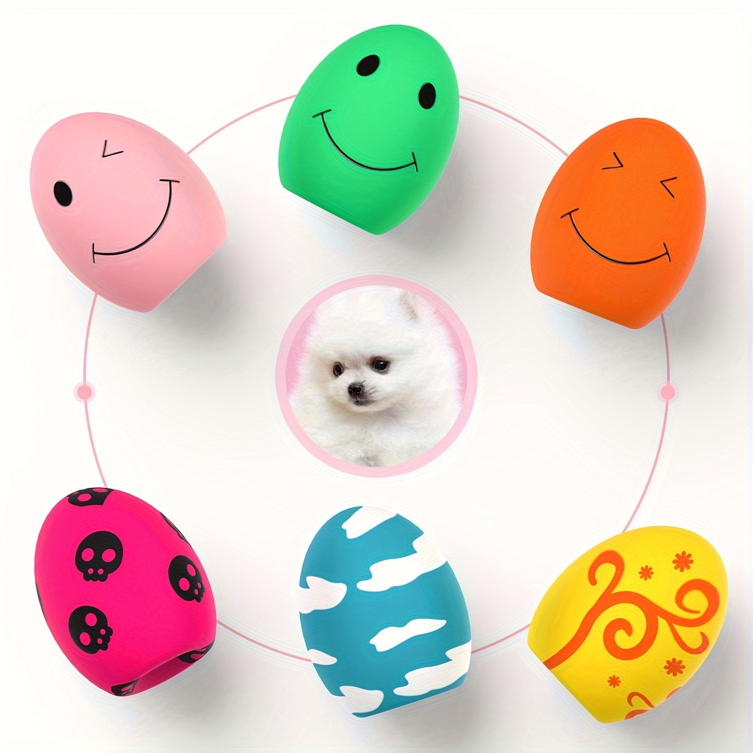 SCHITEC Dog Squeaky Toy Set