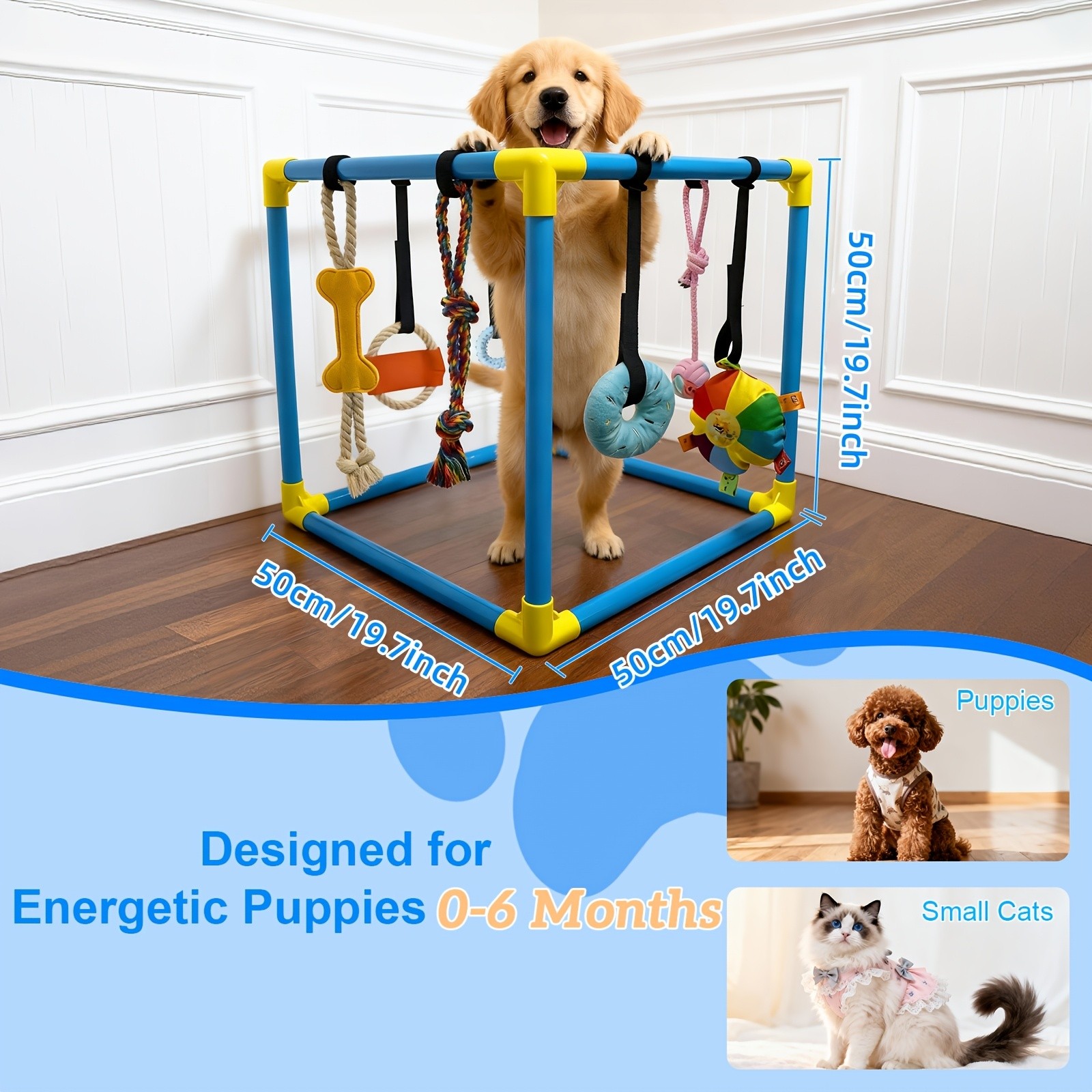 LIUYANG Puppy Play Gym for Small Dogs