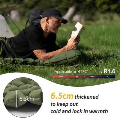 Naturehike Ultralight Camping Sleeping Pad  Lightweight Inflatable Air Mattress for Camping and Backpacking
