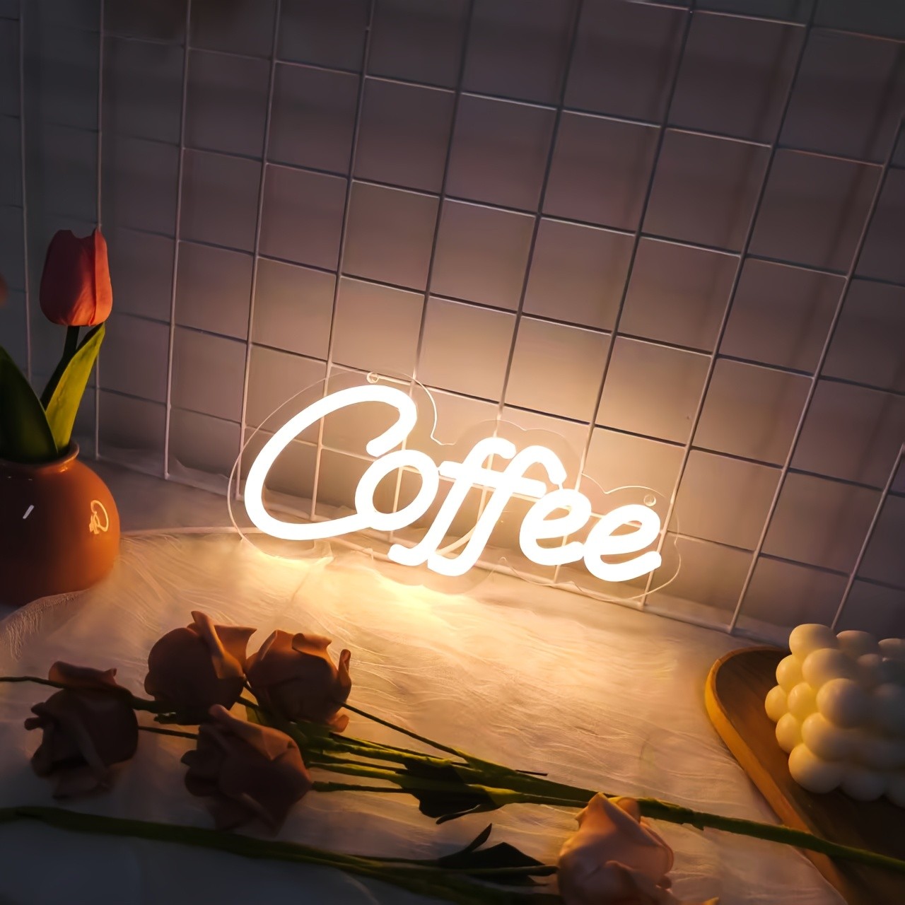 LIUYANG USB-Powered Coffee Neon Sign