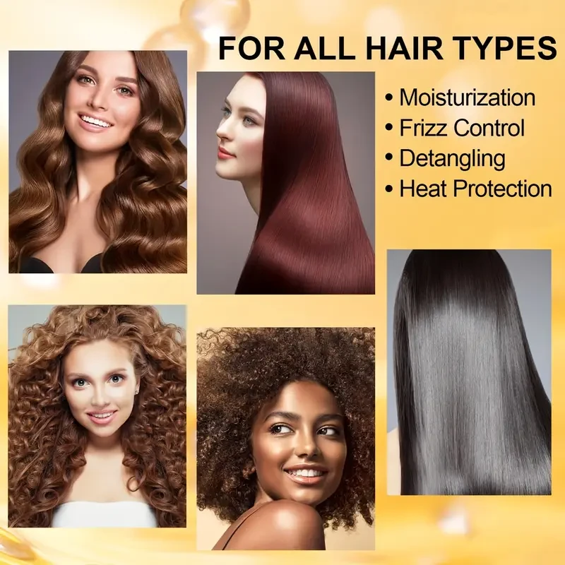LANEMAY Keratin Hair Care Oil Spray Deep Moisture, Shine & Frizz Control