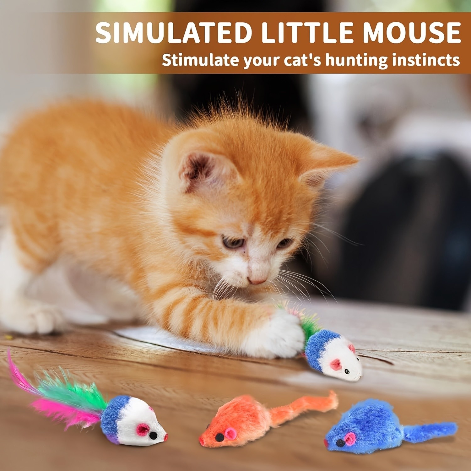 SUNGDOGIN 13pcs Cat Toys Kit with Rainbow Tunnel