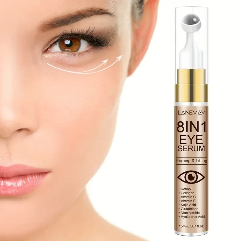 LANEMAY 8-in-1 Eye Serum Hydrating, Brightening & Lifting Under-Eye Formula
