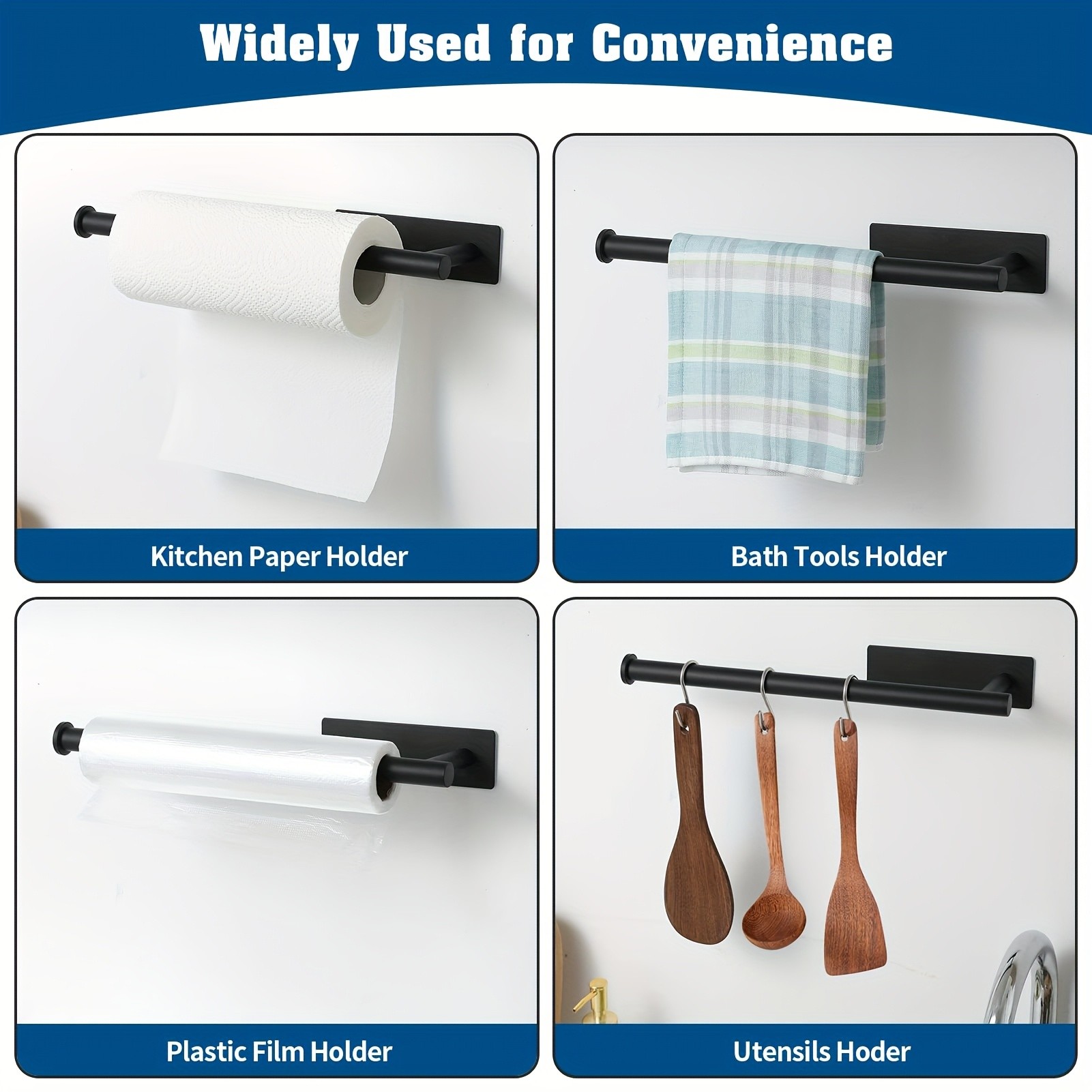 VITSCAN 304 Stainless Steel Paper Towel Holder