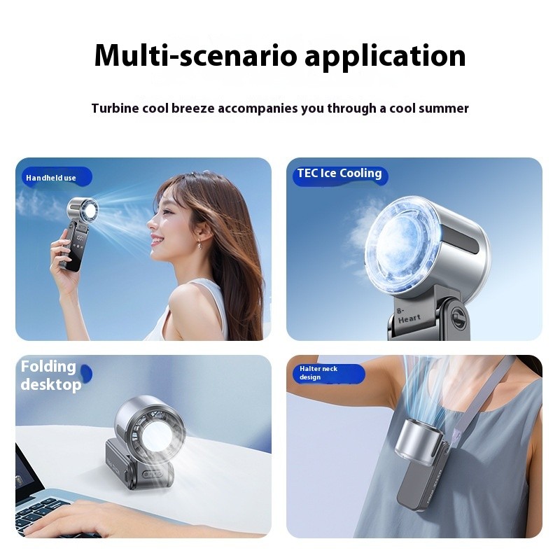 Foldable High-speed Handheld Fan