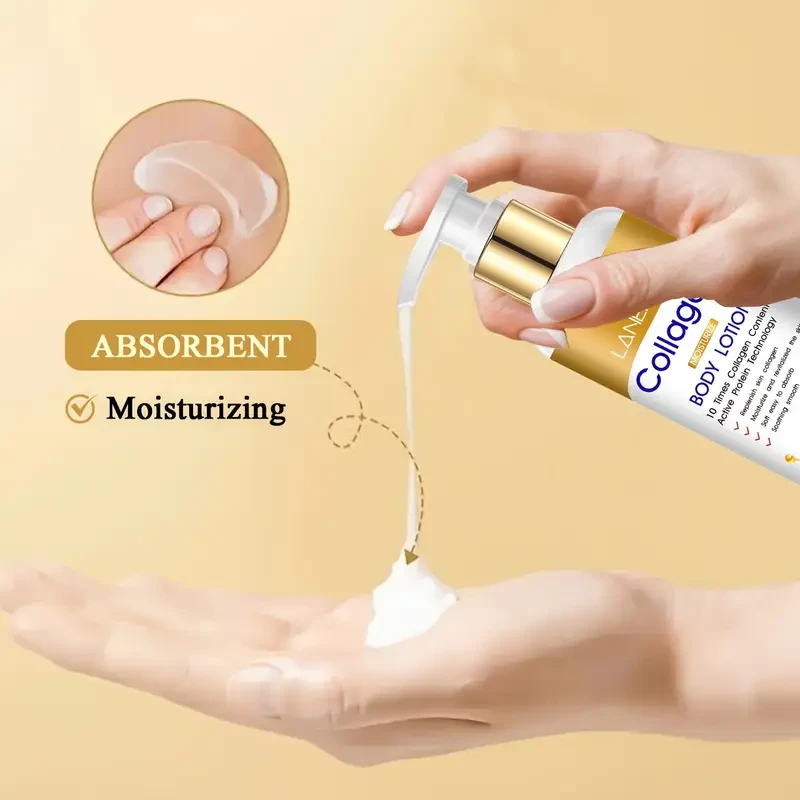 LANEMAY Collagen Moisturize Body Lotion Lightweight, Hydrating & Non-Greasy Care