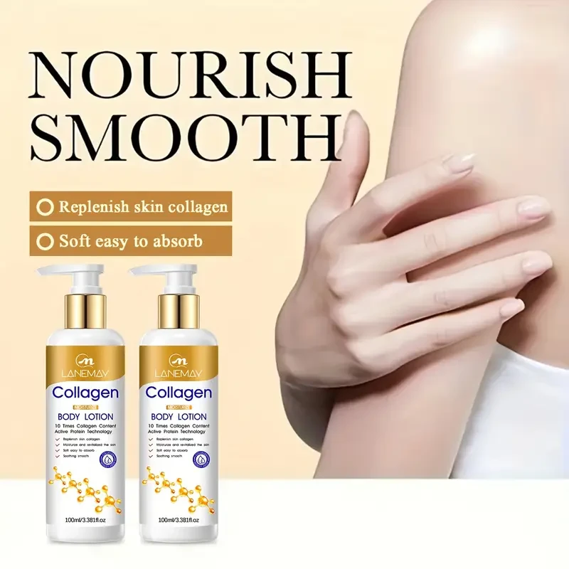 LANEMAY Collagen Moisturize Body Lotion Lightweight, Hydrating & Non-Greasy Care