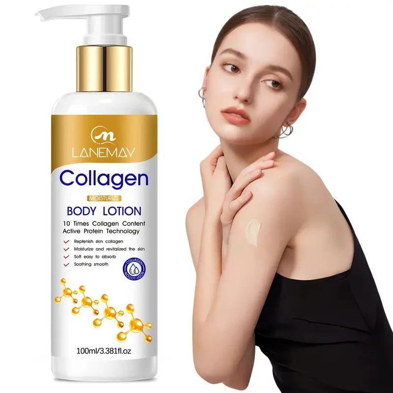 LANEMAY Collagen Moisturize Body Lotion Lightweight, Hydrating & Non-Greasy Care
