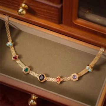 Vintage Retro Copper Necklace