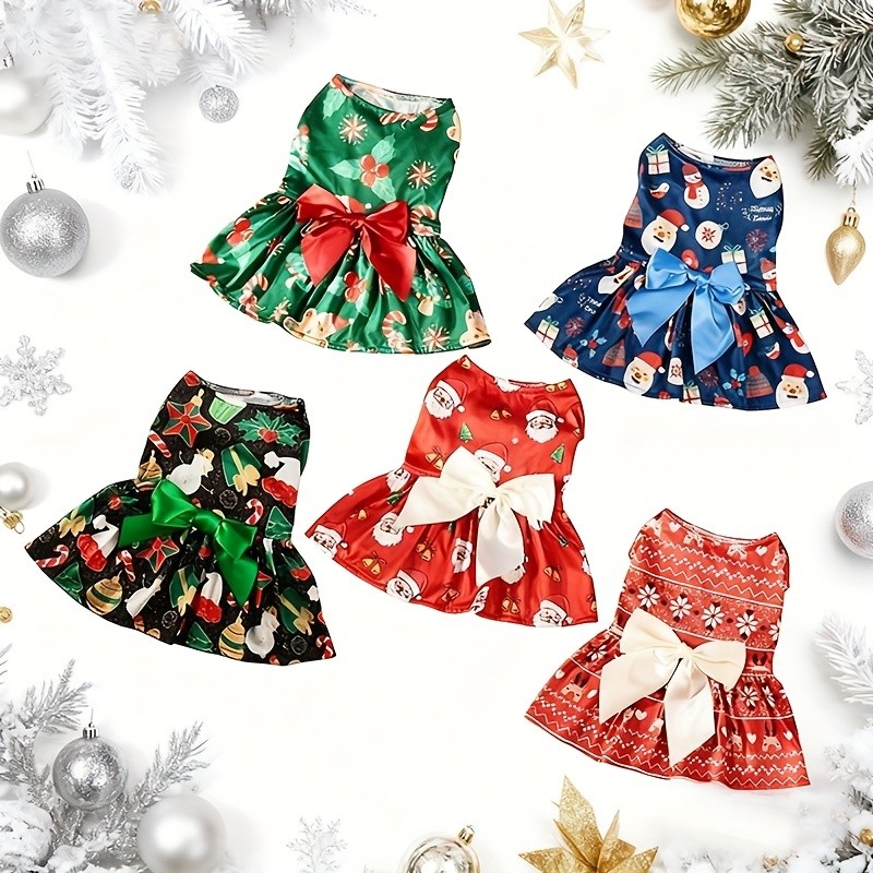 BAMDA Christmas Dog Dress