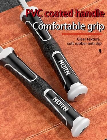 OUDISI Industrial Grade Large Flat Screwdriver with Magnetic Tip Extra Long, Durable Metal Tool for Construction and DIY Projects