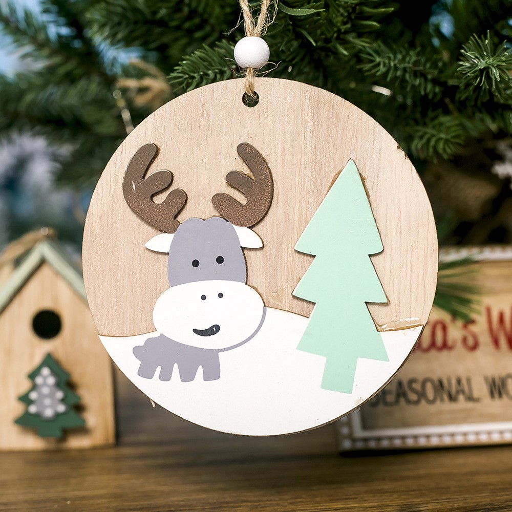 Round Wood Plaque