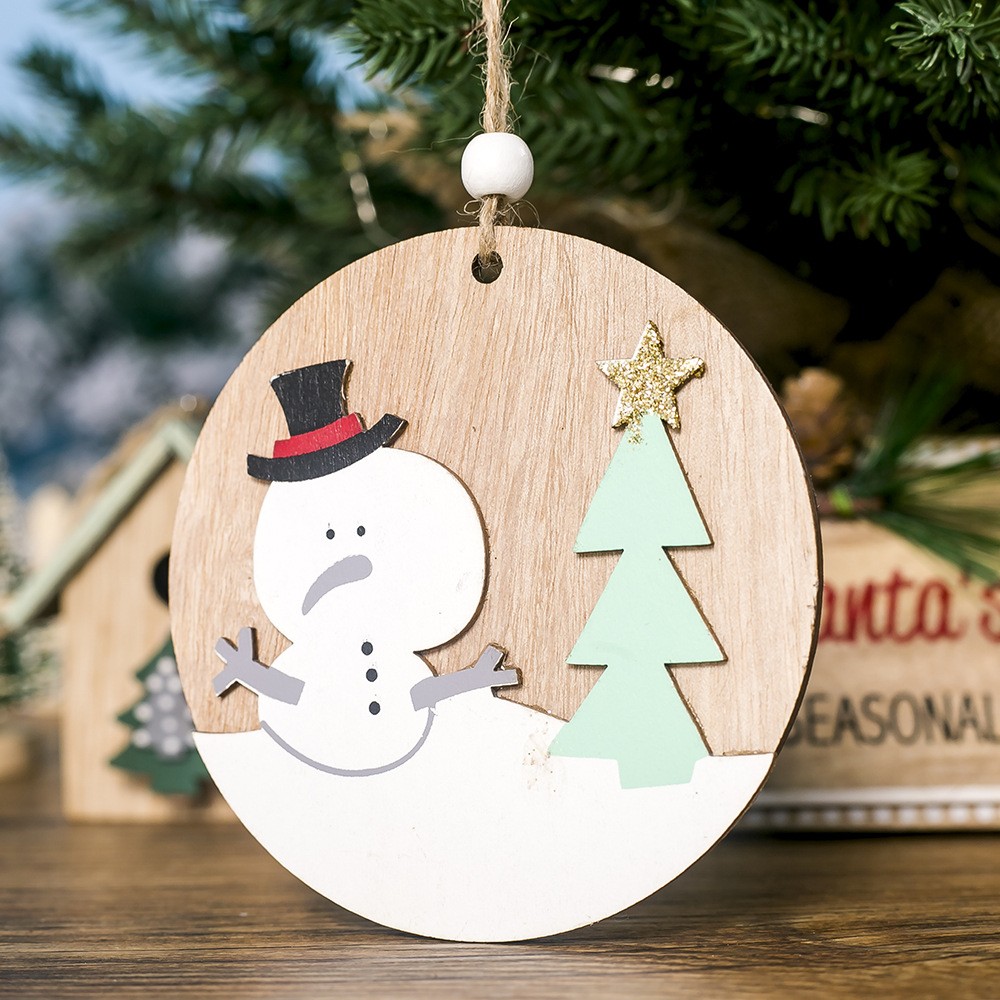 Round Wood Plaque