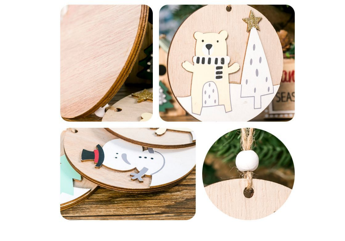 Round Wood Plaque