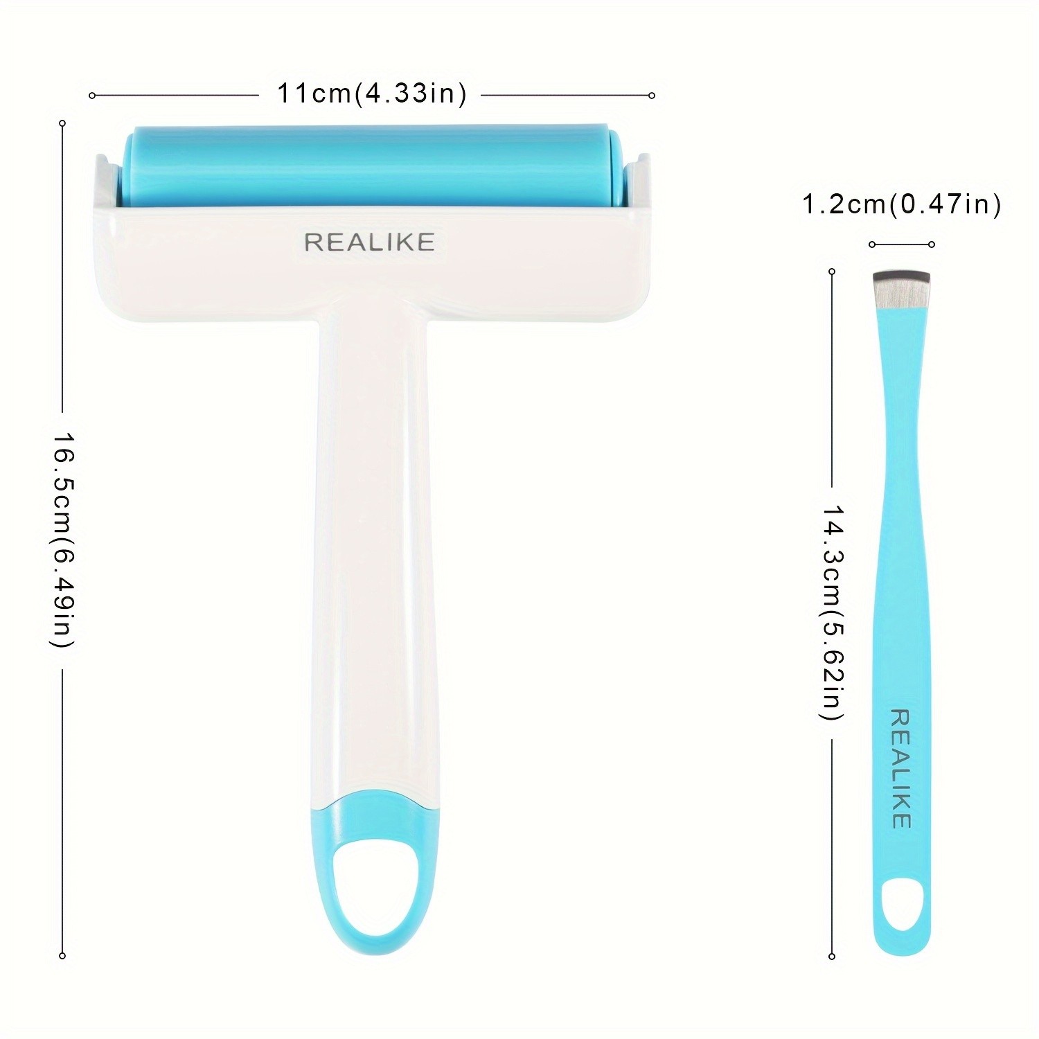 REALIKE Brayer Roller & Mat Tweezers Remover Set