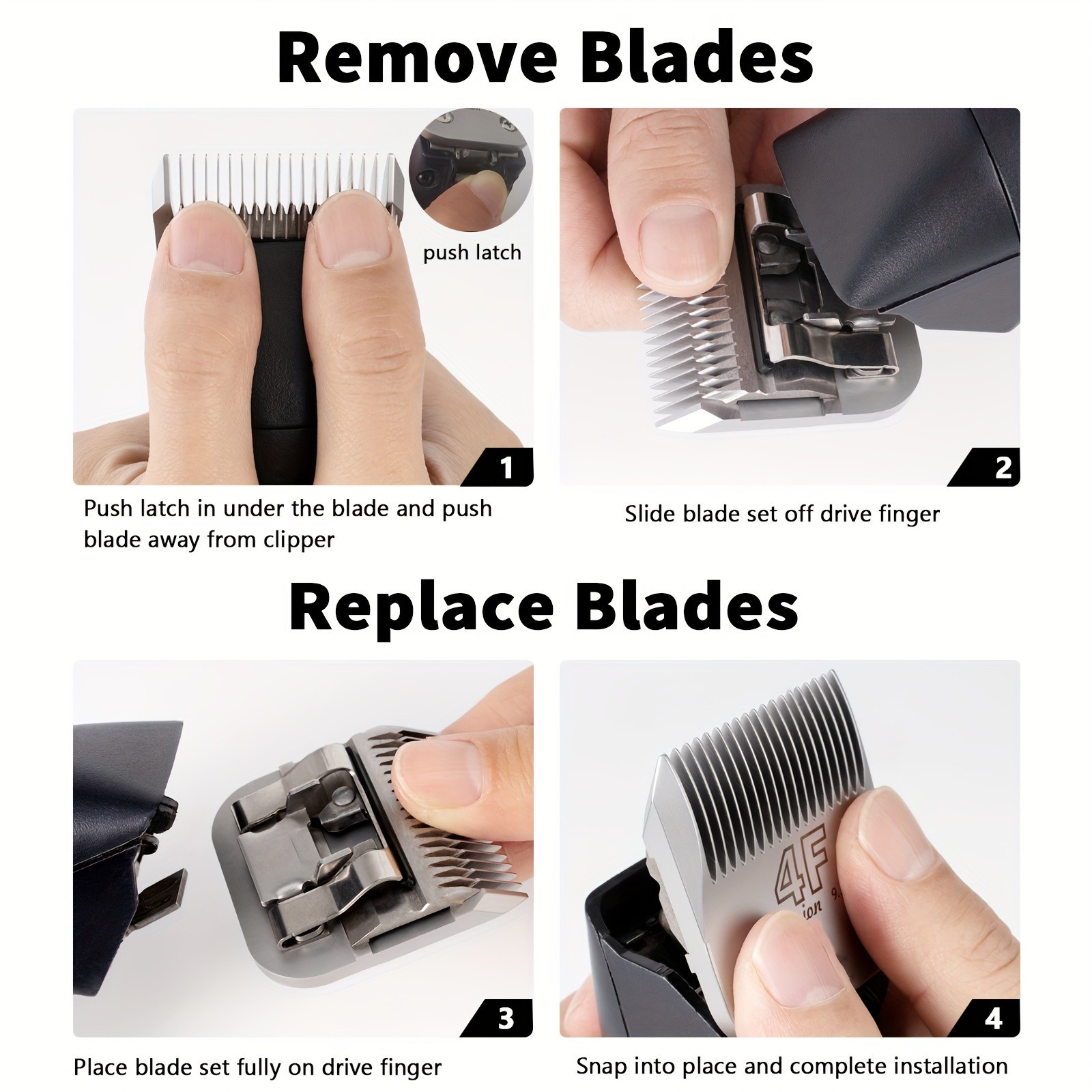 KBDS #40 Detachable A5 Pet Dog Grooming Clipper Blades