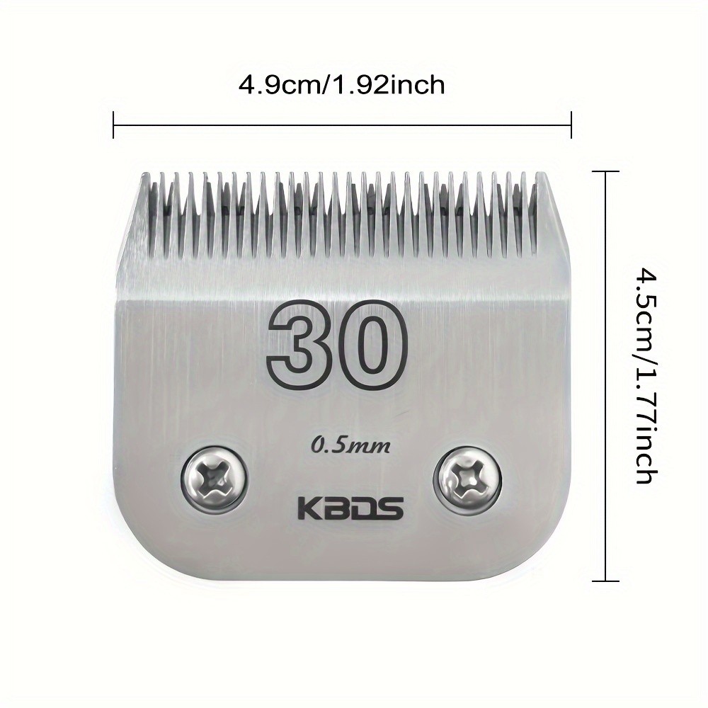KBDS #30 Premium Carbon Steel Dog Clipper Blade