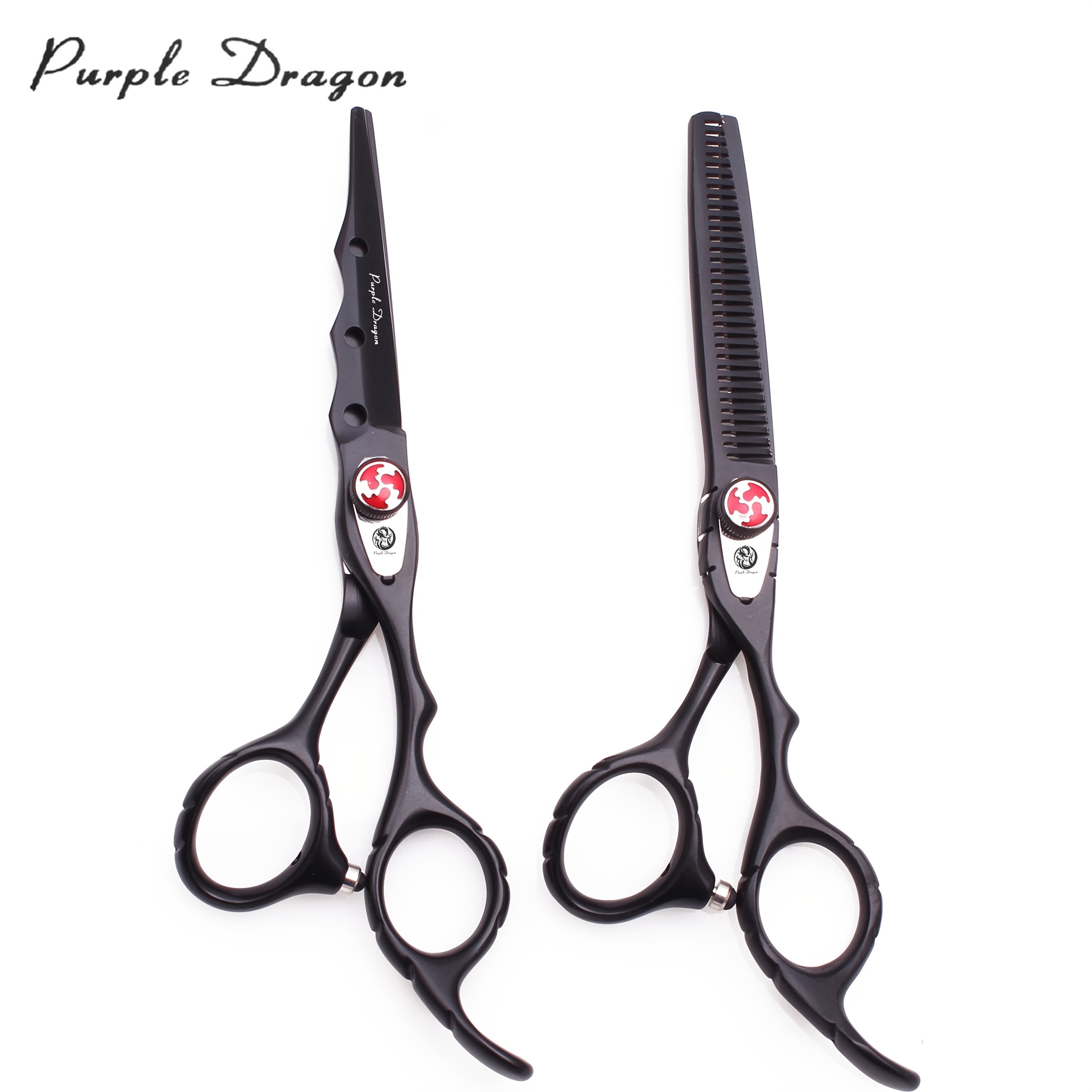 Purple Dragon 2pcs Hairdressing Scissors