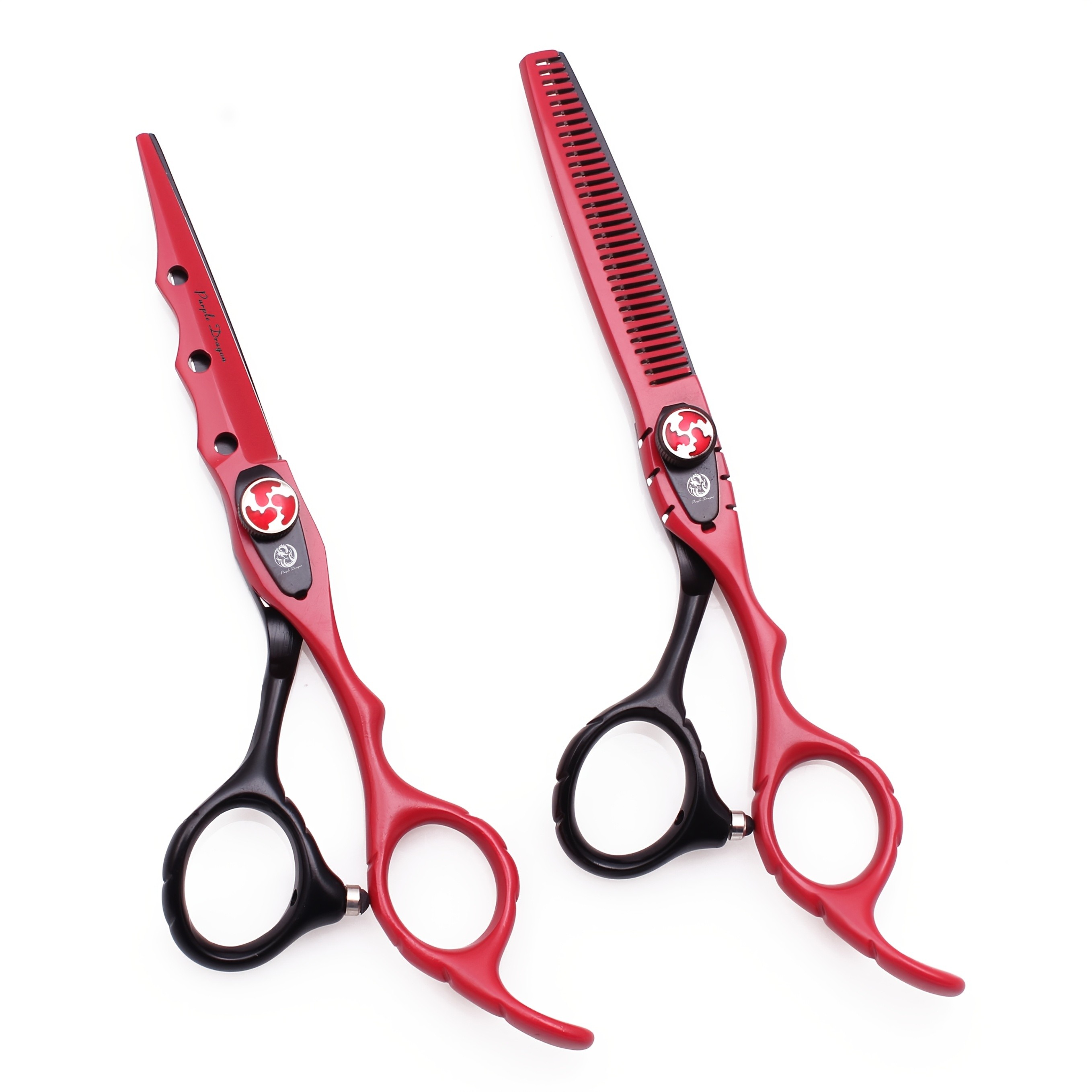 Purple Dragon 2pcs Hairdressing Scissors