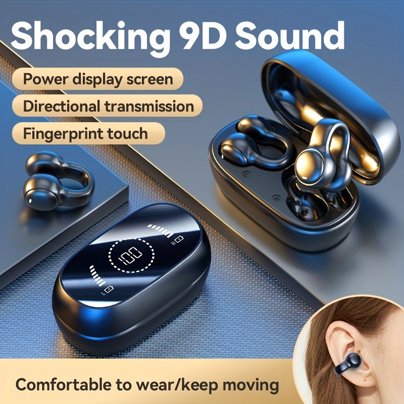 GENAI M47 Earbud Headphones Compact Wireless Earbuds with ANC & Long Endurance