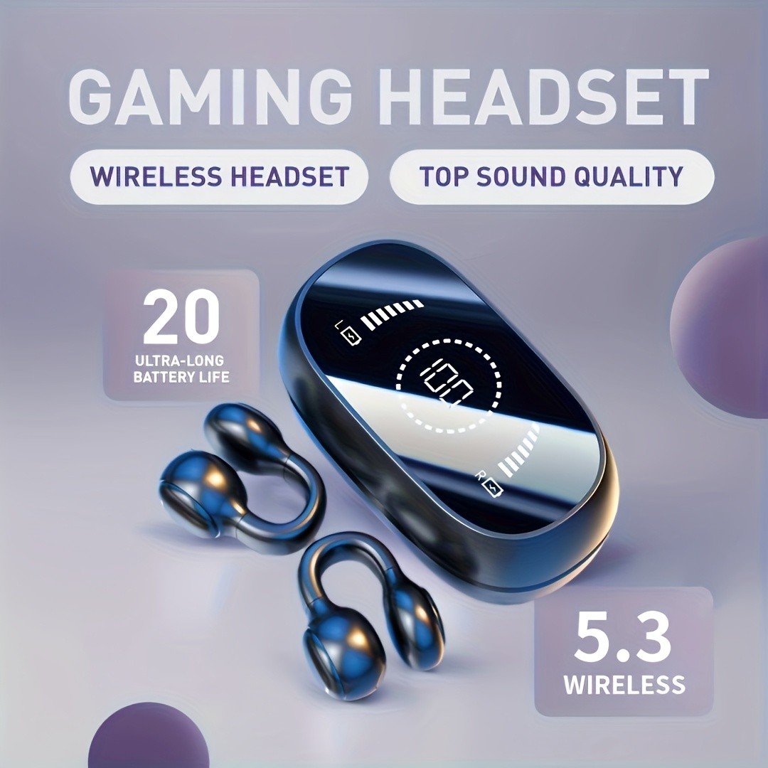GENAI M47 Earbud Headphones Compact Wireless Earbuds with ANC & Long Endurance