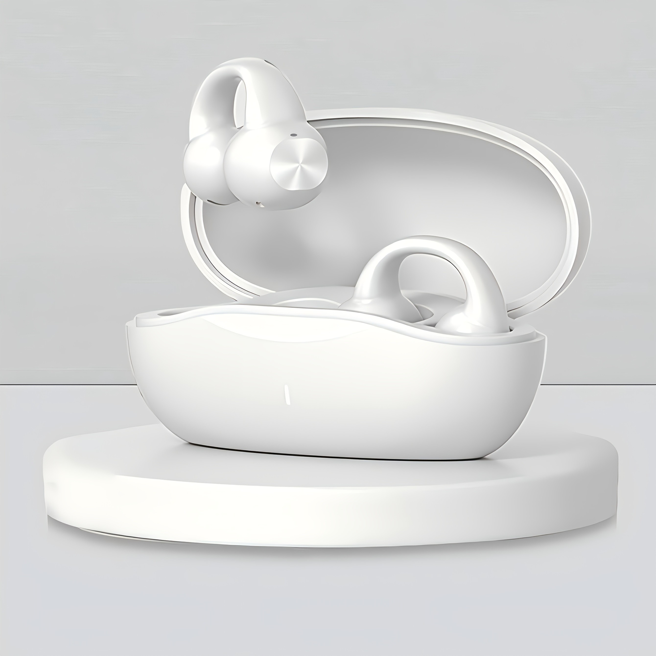 GENAI J01 Wireless Earbuds Open-Ear Clip Headphones with Touch Volume Control