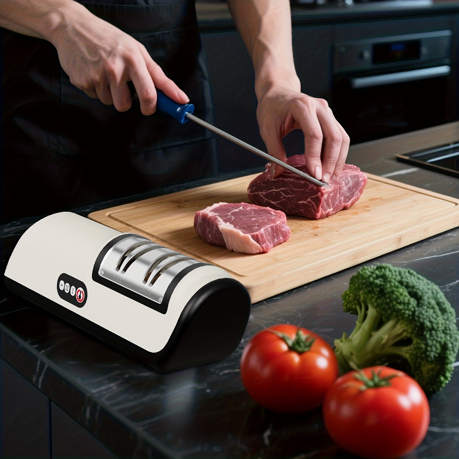 GENAI Professional Electric Sharpening Tool USB-C Fast Charging Precision for Every Blade