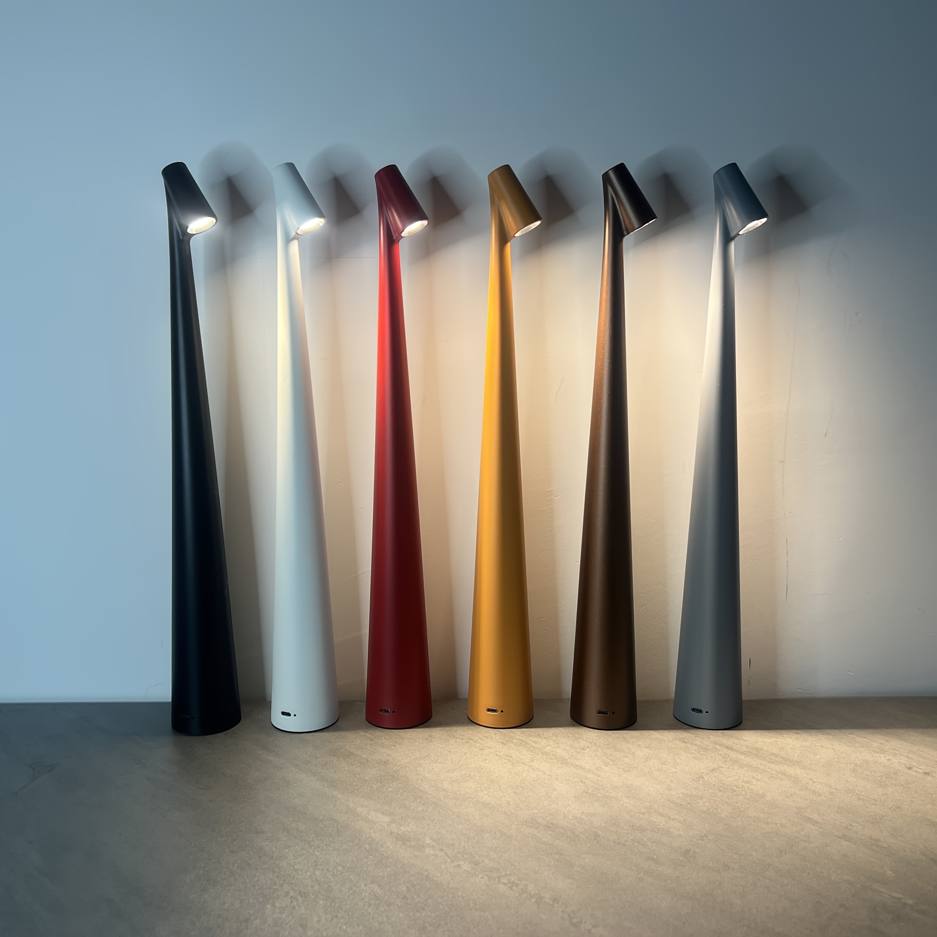 GENAI Rechargeable Cordless LED Desk Lamp Portable, Modern & Effortlessly Bright Anywhere