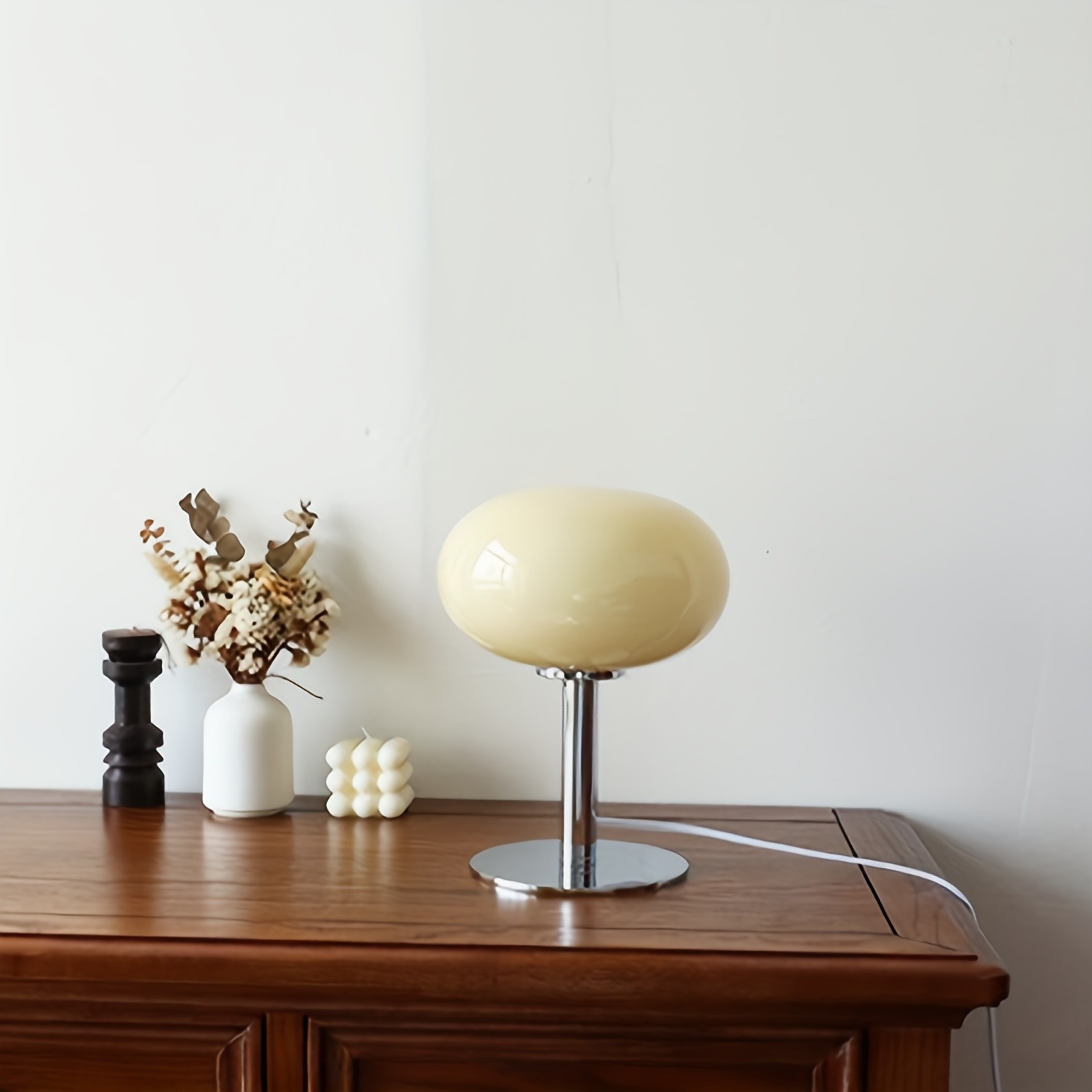 GENAI Murano Glass Table Lamp Dimmable USB Ambient Lighting for Modern Kiwi Spaces