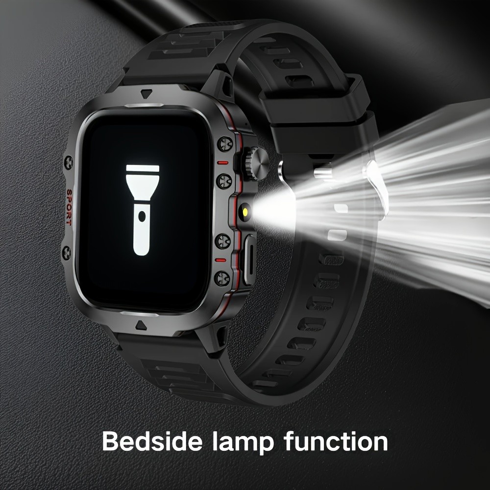 ERUN Mens Outdoor Smart Watch 4.6 cm HD Touchscreen Power for Sport, Adventure & Everyday Life